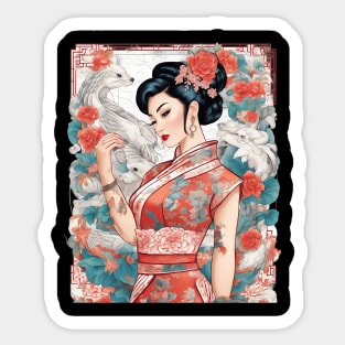 China Doll Sticker